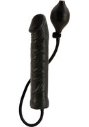 Inflatable Stud Dildo 9.5in - Black