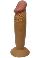 All American Whoppers Dildo Latin 6in - Caramel