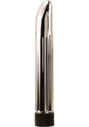 Minx Sensuous Ribbed Vibrator - Silver