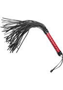 Master Series - Crimson Tied Flogged Embossed Flogger - Red...