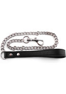 Rouge Leather Lead Chain - Black