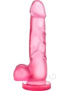 B Yours Sweet N` Hard 4 Dildo With Balls 10.5in - Pink