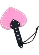 Rouge Heart Paddle - Pink/black