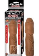 Natural Realskin Uncircumcised Xtender Vibrating Sleeve -...