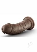 Dr. Skin Silver Collection Dildo 8in - Chocolate