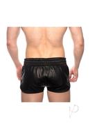 Prowler Red Leather Sport Shorts - 2xlarge - Black