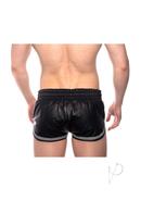Prowler Red Leather Sport Shorts - Xxlarge - Black/gray