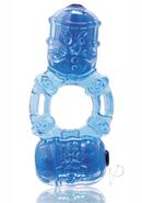 The Big O 2 Vibrating Double Ring - Blue