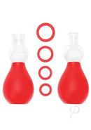 Ouch! Nipple Erector Pump Set - Red
