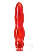 Naturally Yours Flamenco Vibrating Dildo 6.75in - Red