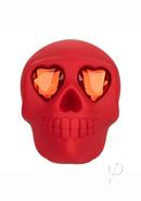 Naughty Bits Bone Head Rechargeable Silicone Massager - Red