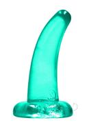 Realrock Crystal Clear Dildo With Suction Cup 5in