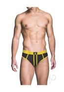 Prowler Red Ass-less Brief - Xxlarge - Black/yellow