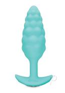 B-vibe Bump Textured Rechargeable Silicone Anal Plug - Mint...