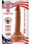 All American Mini Whoppers Straight Dildo 4in - Caramel