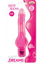 Wet Dreams Hot Mess Vibrating Dildo 5.5in - Pink Passion