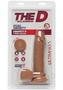 The D Perfect D Ultraskyn Dildo With Balls 7in - Caramel