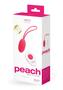 Vedo Peach Rechargeable Silicone Egg Vibrator - Foxy Pink