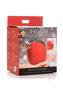 Shegasm 6x Forbidden Apple Rechargeable Silicone Clit Stimulator - Red