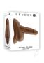 Gender X Silicone Realistic Stand To Pee Funnel - Chocolate